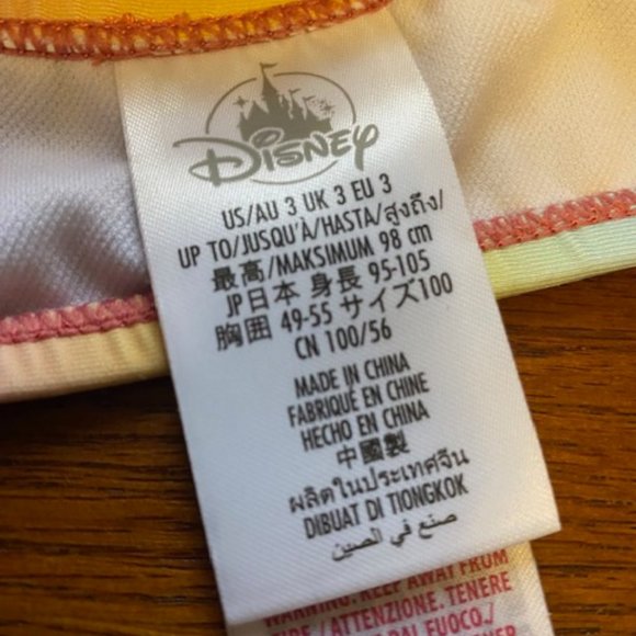 Disney Star Wars: The Mandalorian Grogu Kids Swimsuit Top, Size 3, Pastel Color - Picture 4 of 4